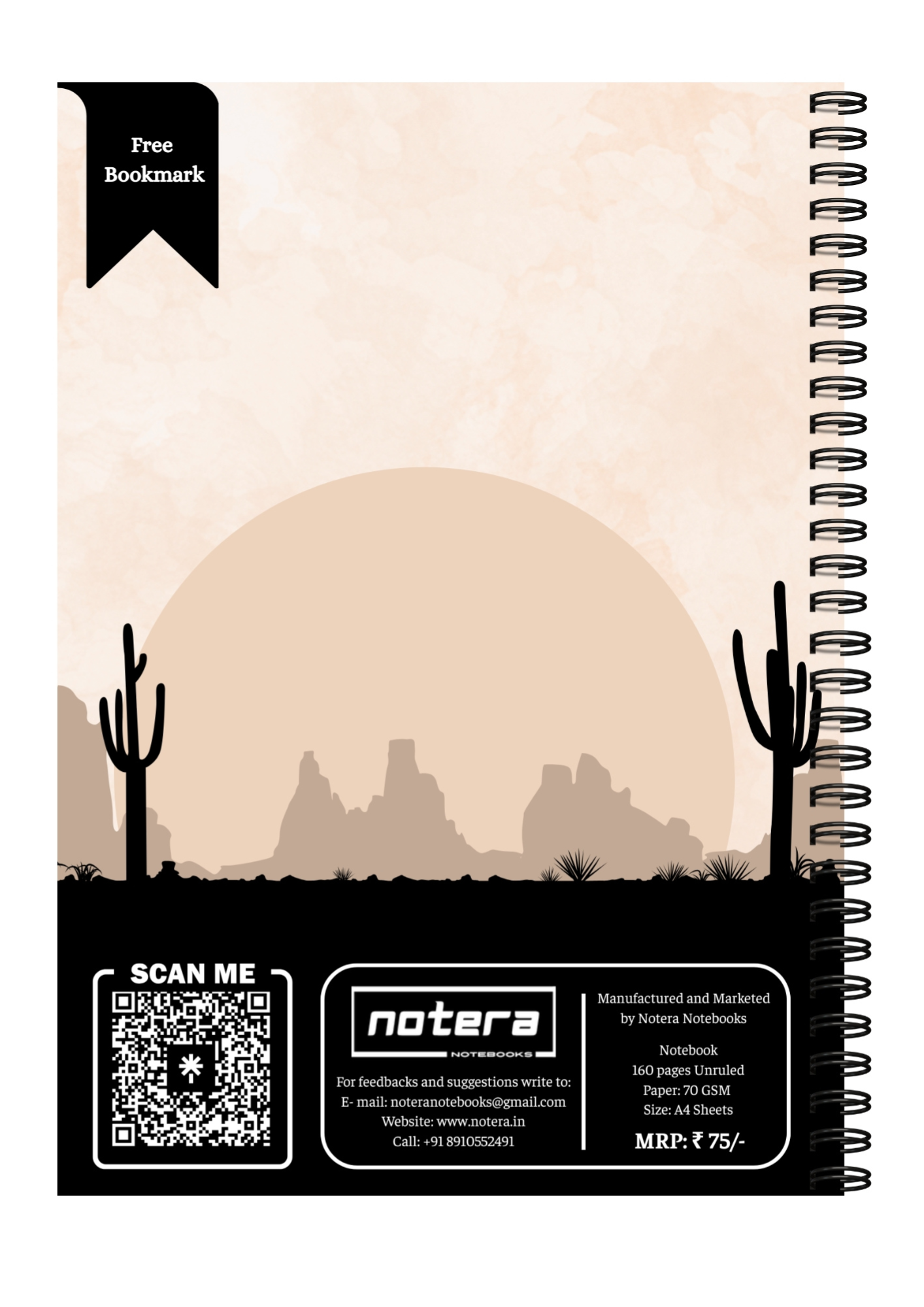 Not in the Mooood Notebook - Back