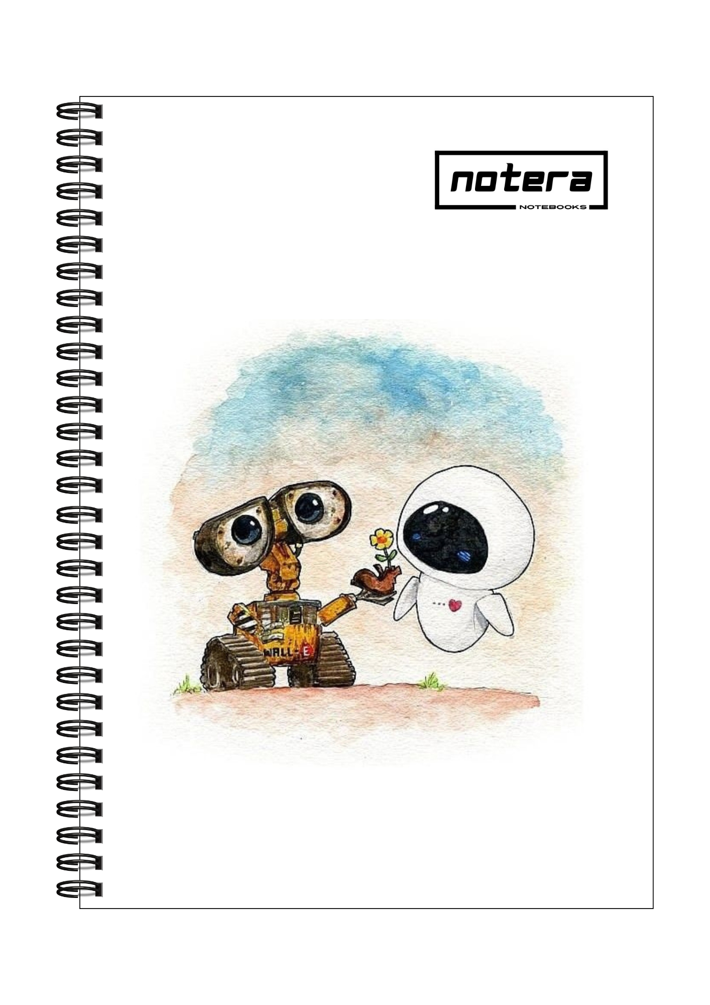 Wall-E & Eve Notebook - Front