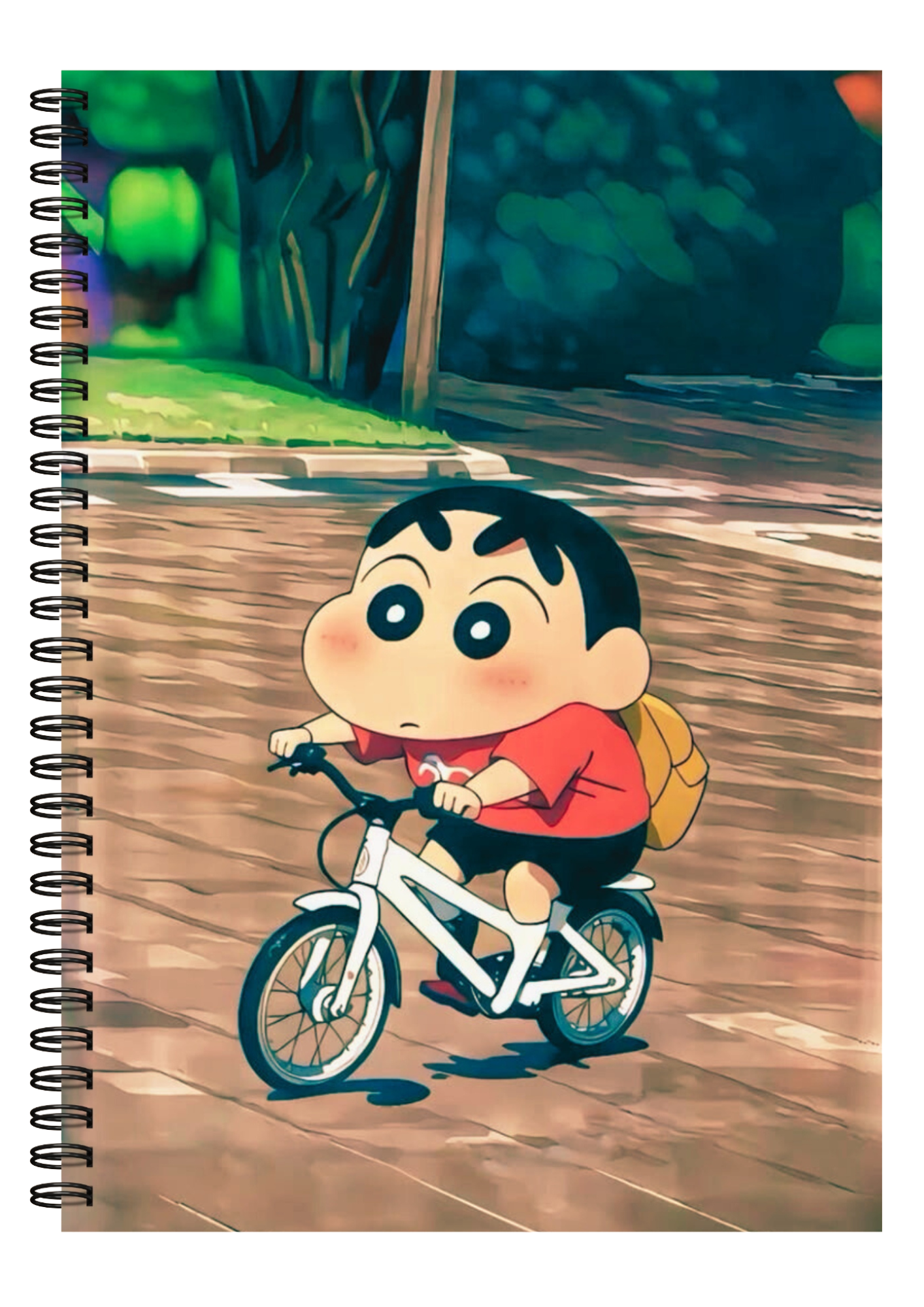 Shinchan on Wheels Notebook - Front